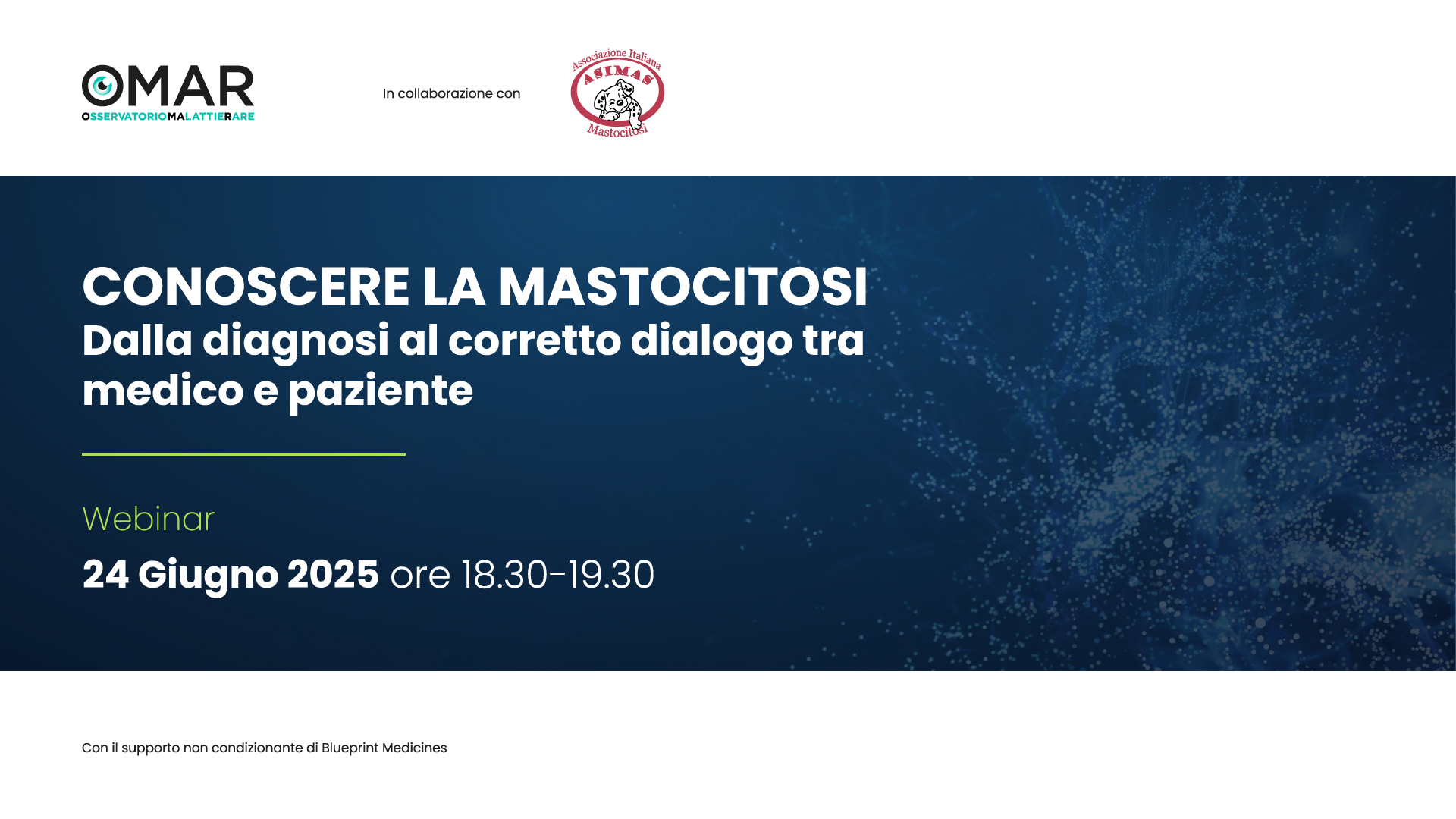 Conoscere la mastocitosi, dalla diagnosi al corretto dialogo tra medico e paziente